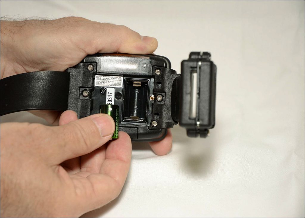 A hand holding a camera Description automatically generated