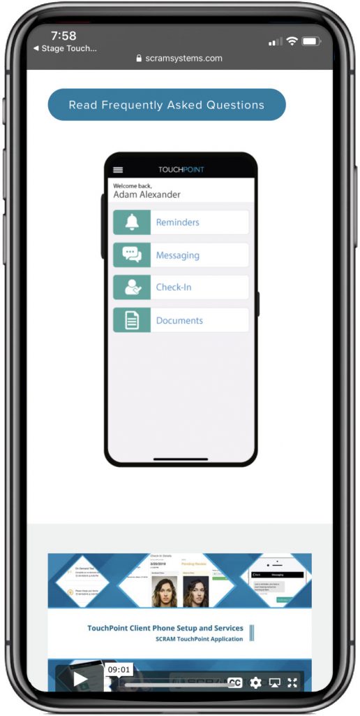 SCRAM Systems TouchPoint Client Help