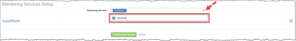 Add New Caseload page