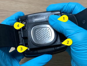 Image of Installing Faceplate on Bracelet