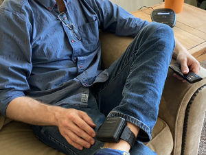 Image of Client Sitting Next to Base Station