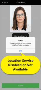 TouchPoint Client Application Check-In Error Message