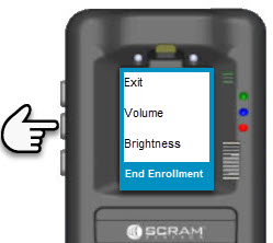 Image of End Enrollment highlighted. 
