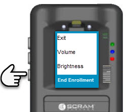 Image of End Enrollment being selected. 