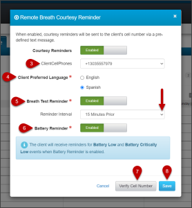 SCRAMNET RB Courtesy Reminders pop-up